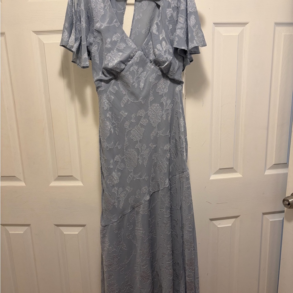 Astr The Label | Light Blue Floral Maxi Dress